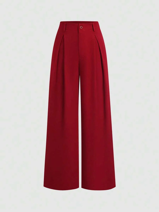 Pantalón Palazzo Plisado