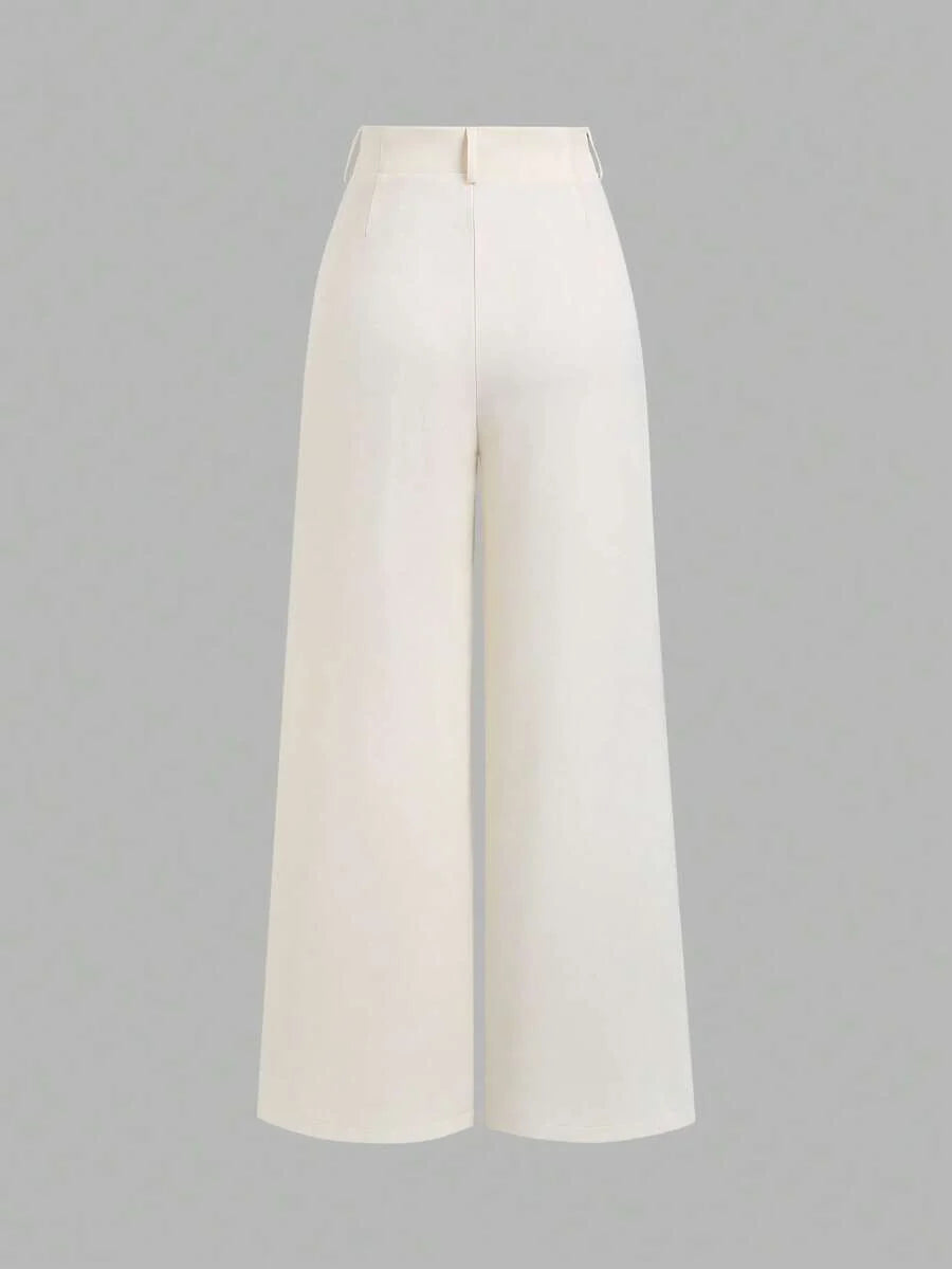 Pantalón Palazzo Plisado