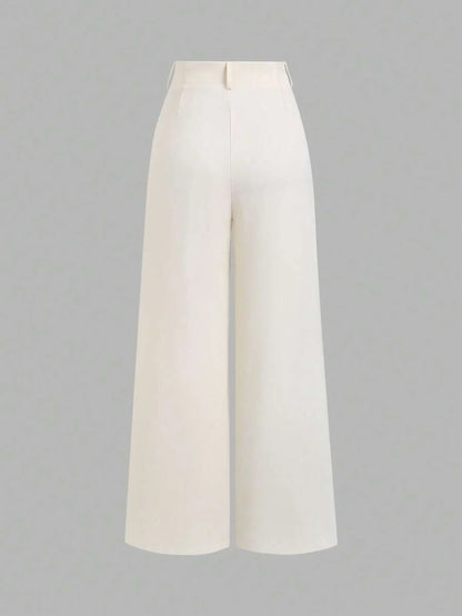 Pantalón Palazzo Plisado
