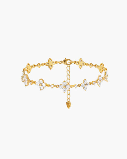Alhaja | Pulsera Trébol de Circonitas
