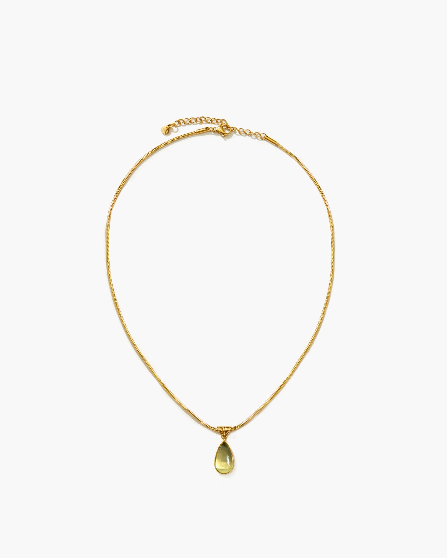 Alhaja | Collar Gota de Cuarzo Citrino