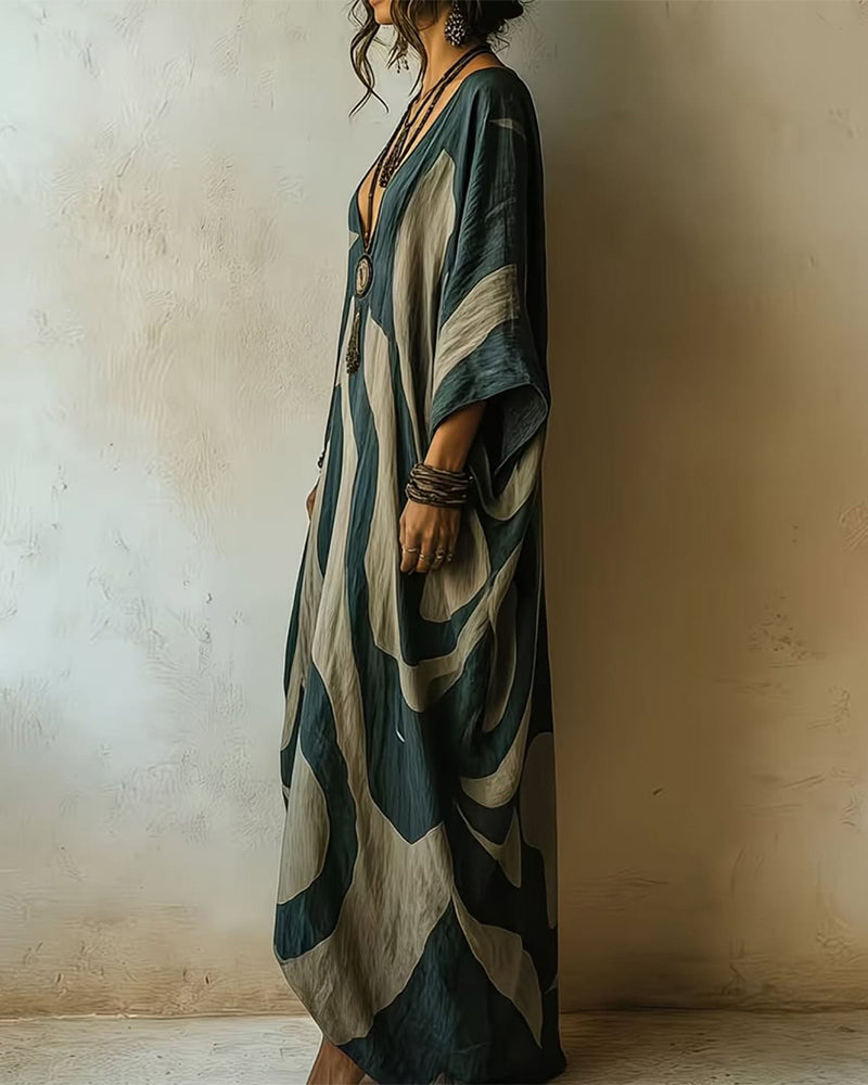 Pilar — Vestido Amplio de Corte Libre