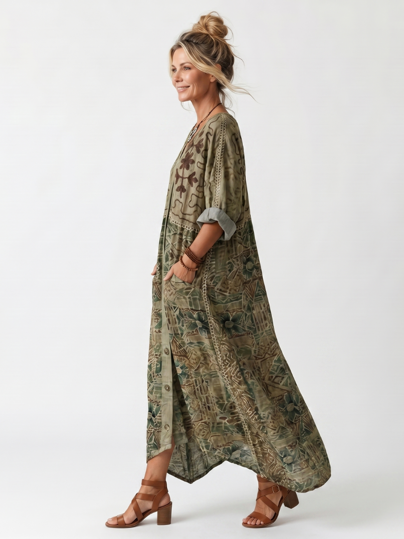 Aurora | Vestido Midi Bohemio