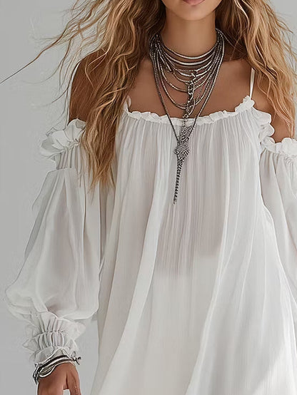 Antonella | Vestido Boho Blanco