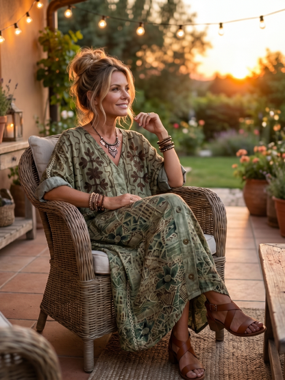 Aurora | Vestido Midi Bohemio
