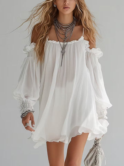 Antonella | Vestido Boho Blanco