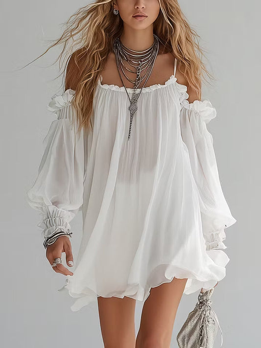 Antonella | Vestido Boho Blanco