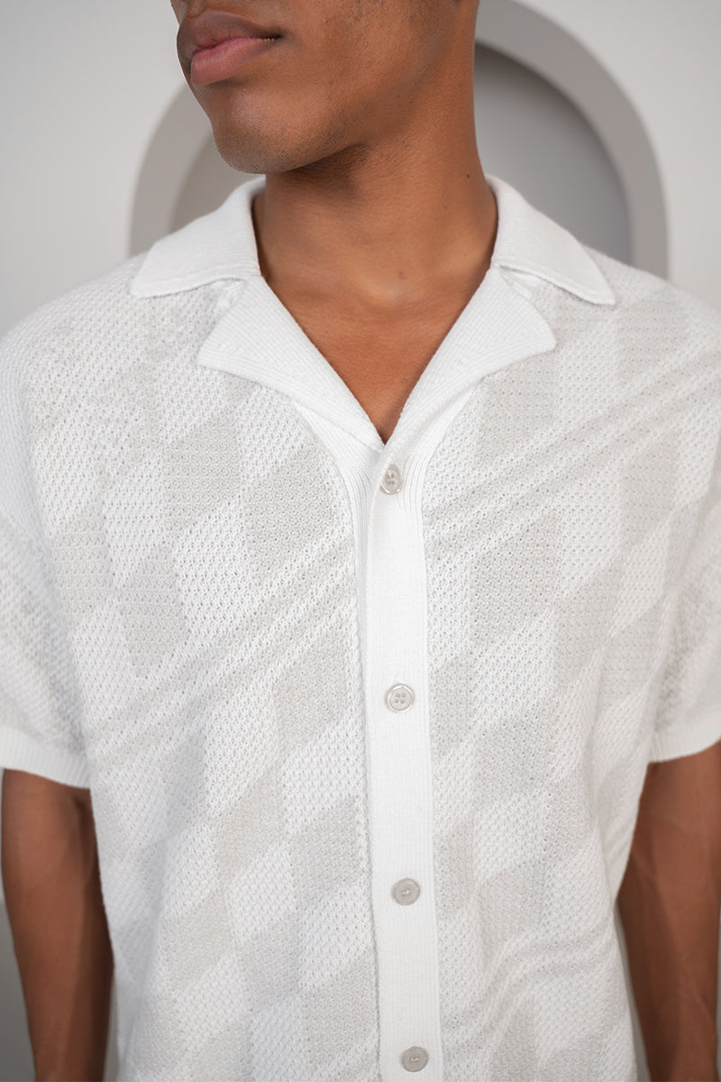 Set Camisa y Short de Punto Texturizado