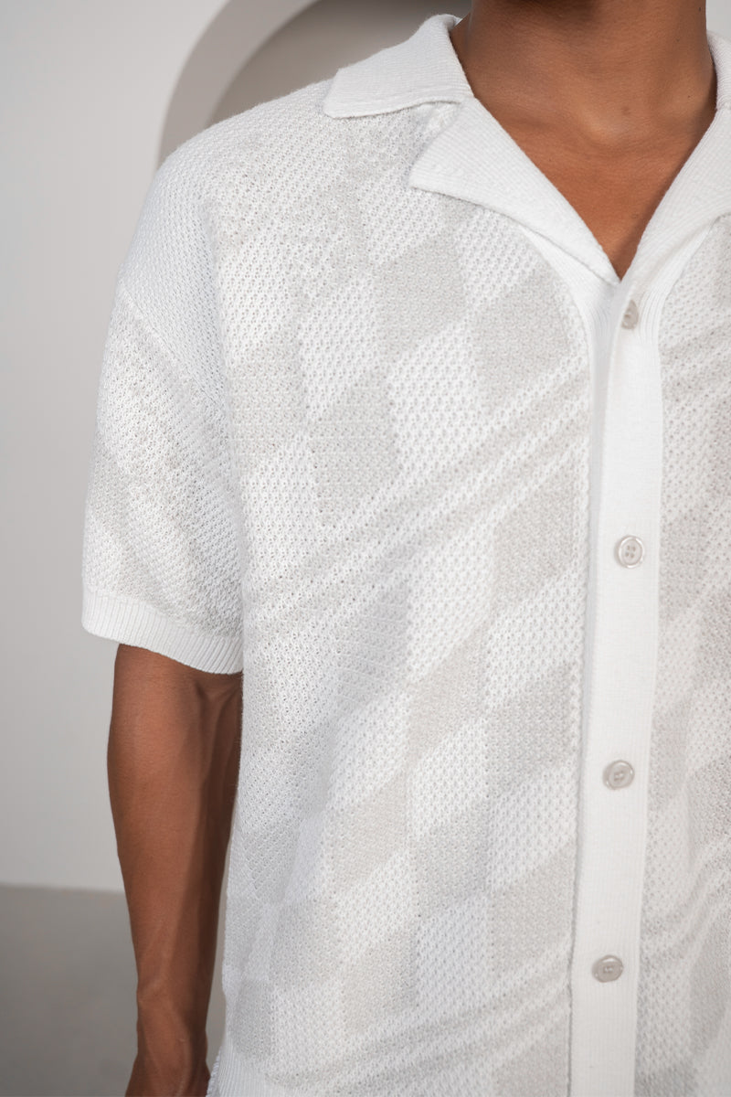 Set Camisa y Short de Punto Texturizado