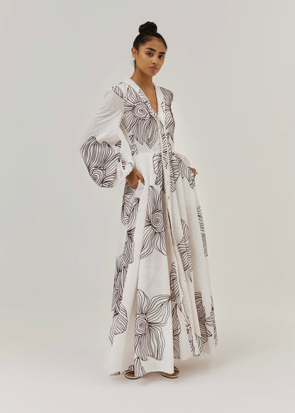 Vestido Camelia — Bordado Floral
