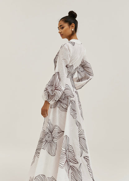Vestido Camelia — Bordado Floral