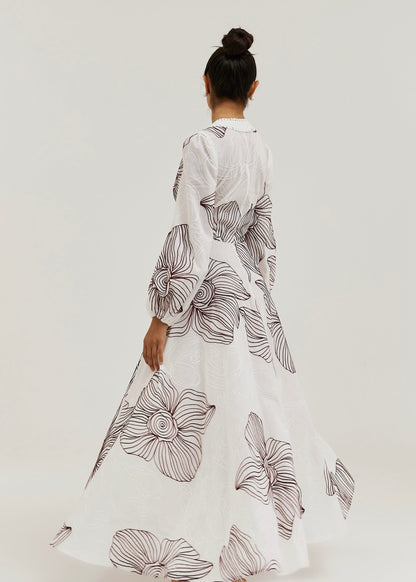 Vestido Camelia — Bordado Floral
