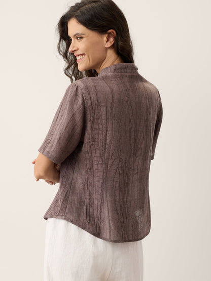 Blusa Efecto Arrugado
