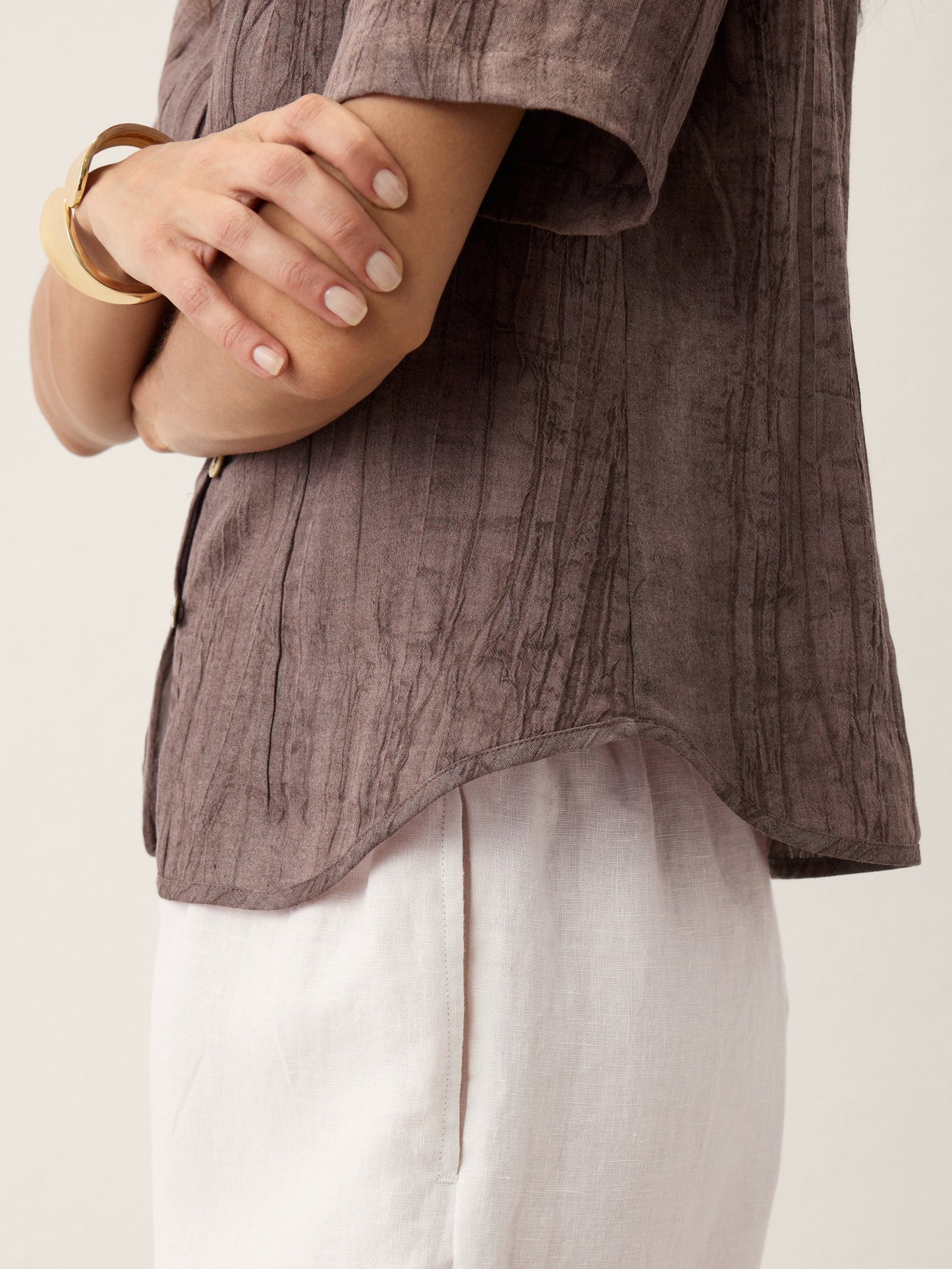 Blusa Efecto Arrugado
