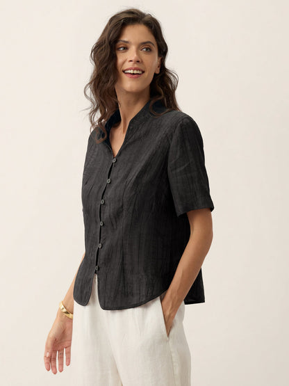 Blusa Efecto Arrugado