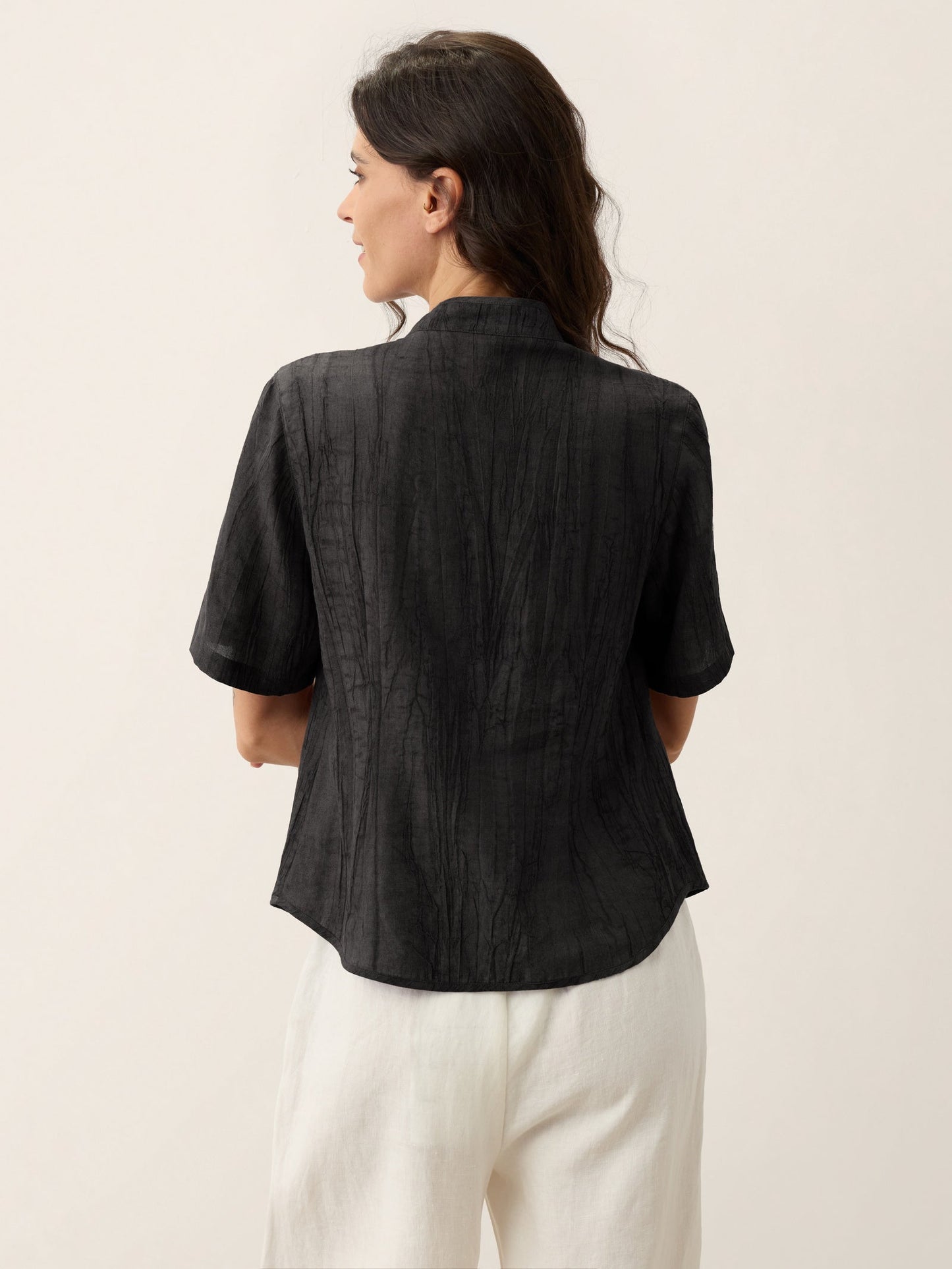 Blusa Efecto Arrugado