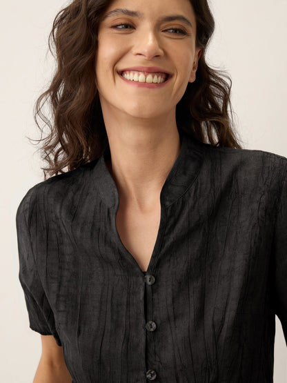 Blusa Efecto Arrugado