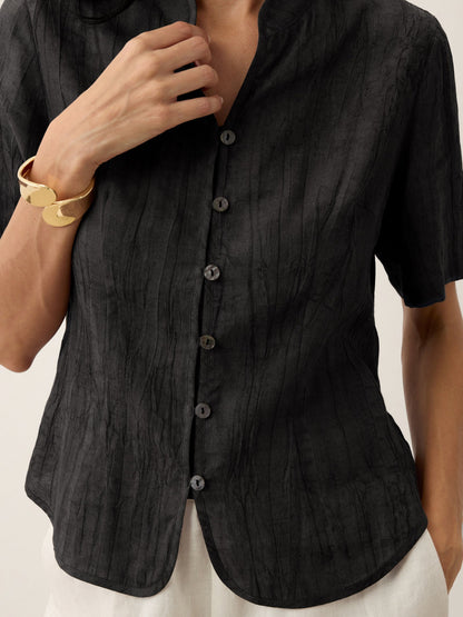 Blusa Efecto Arrugado