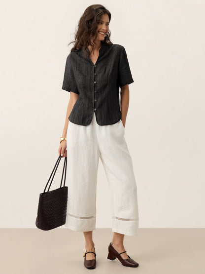 Blusa Efecto Arrugado