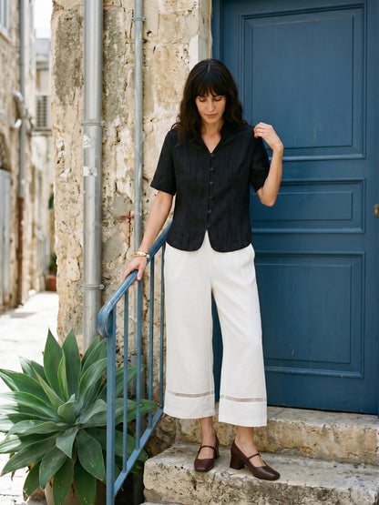 Blusa Efecto Arrugado