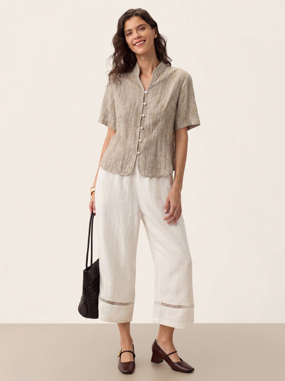 Blusa Efecto Arrugado