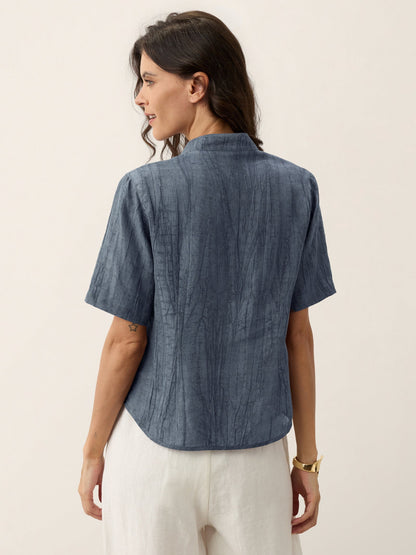 Blusa Efecto Arrugado