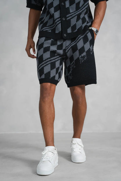 Set Camisa y Short de Punto Texturizado