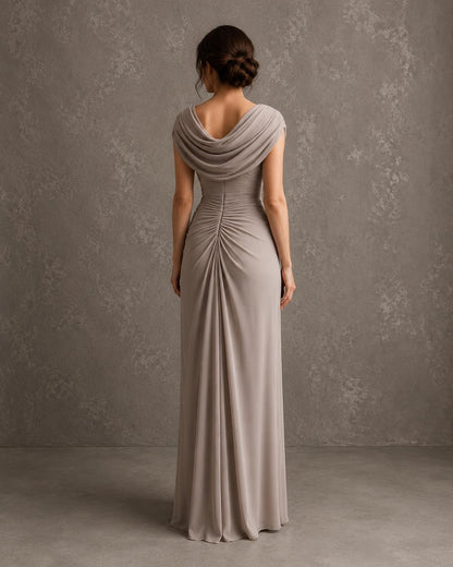 Valentina — Vestido Largo Drapeado