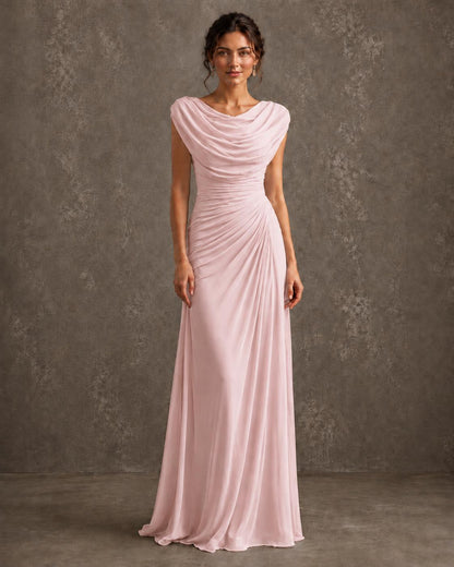Valentina — Vestido Largo Drapeado