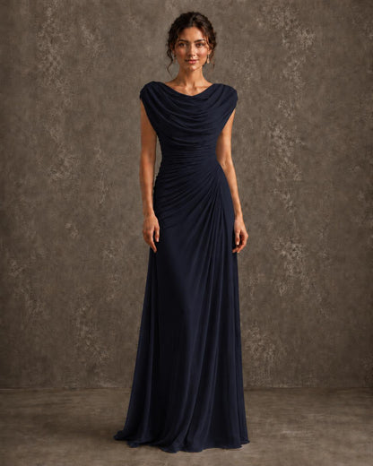 Valentina — Vestido Largo Drapeado