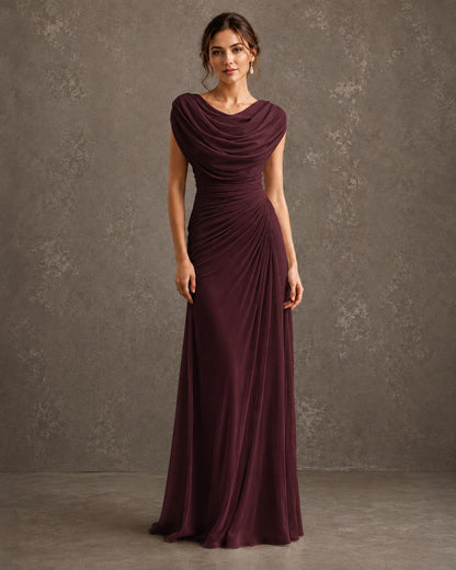 Valentina — Vestido Largo Drapeado