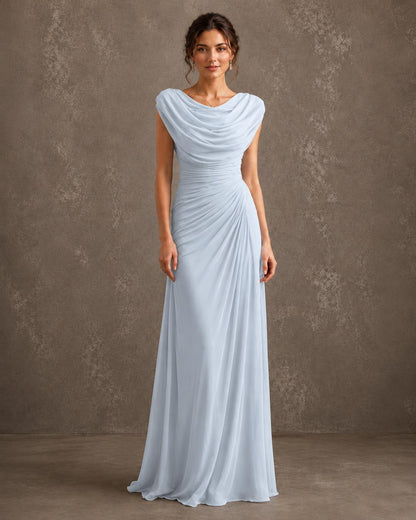 Valentina — Vestido Largo Drapeado