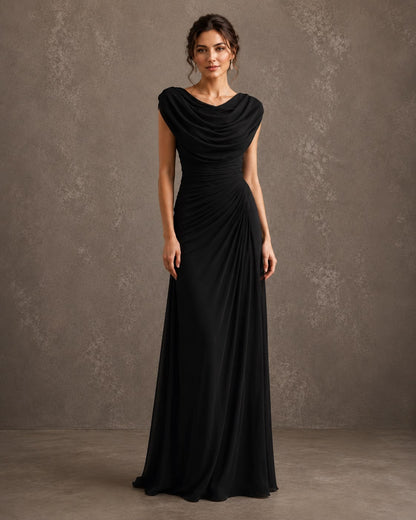 Valentina — Vestido Largo Drapeado
