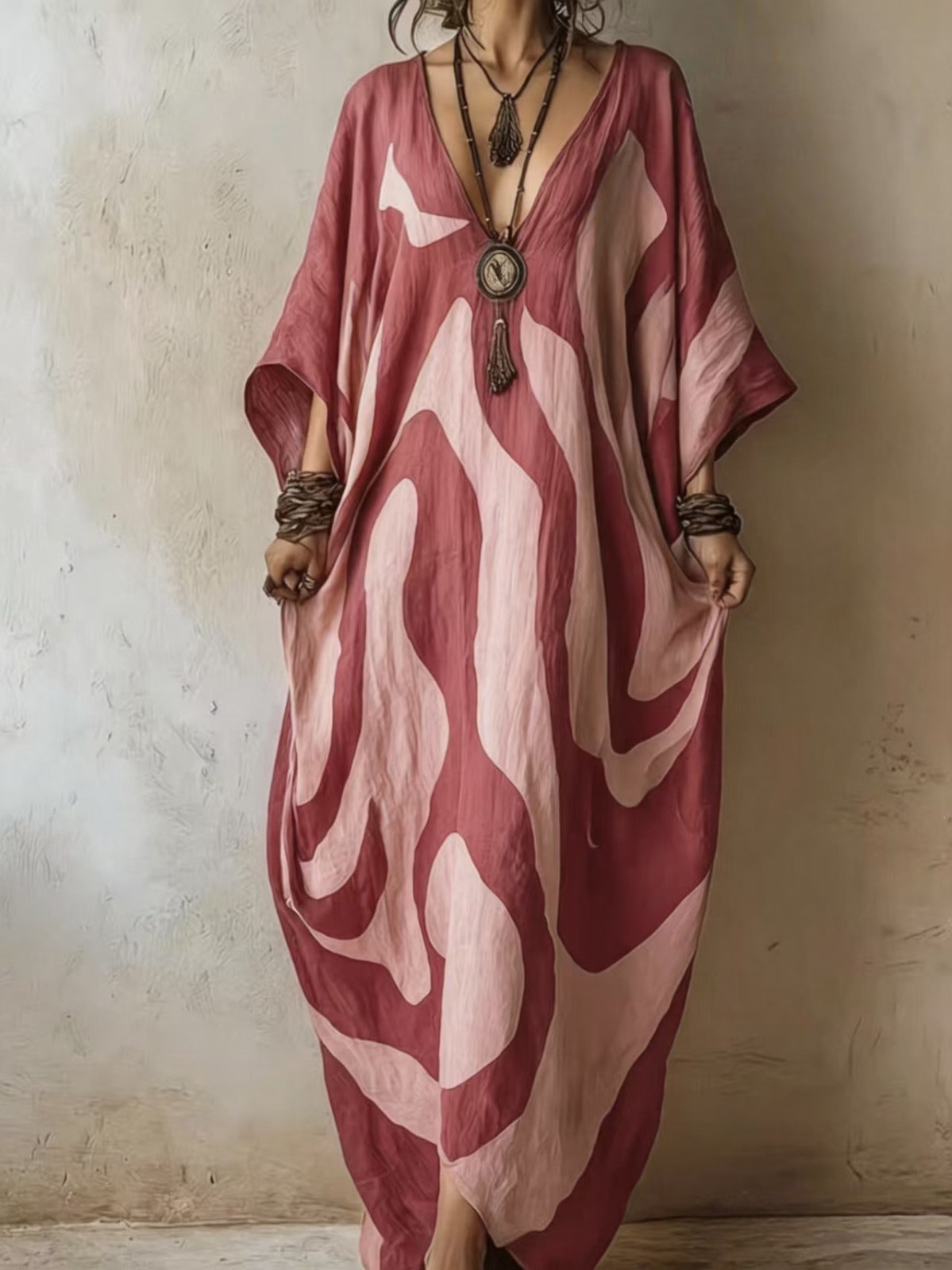 Pilar — Vestido Amplio de Corte Libre