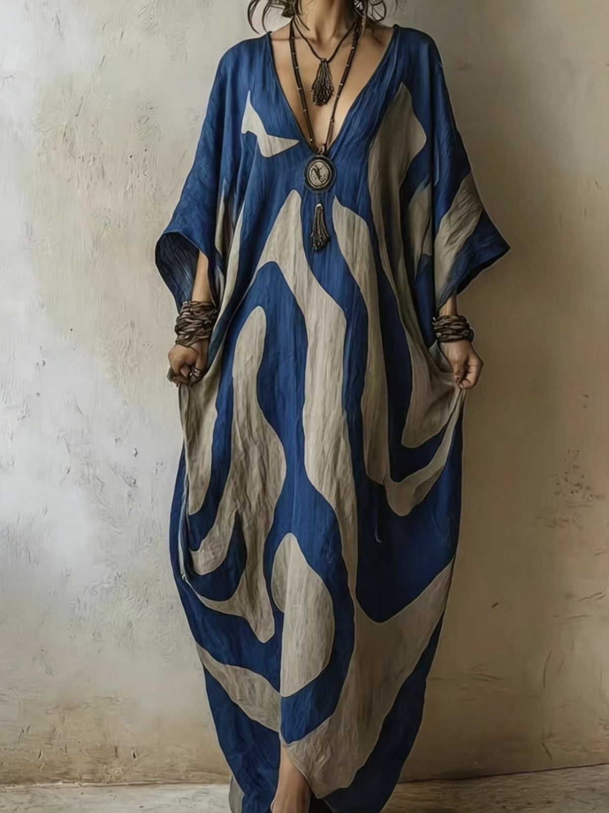 Pilar — Vestido Amplio de Corte Libre