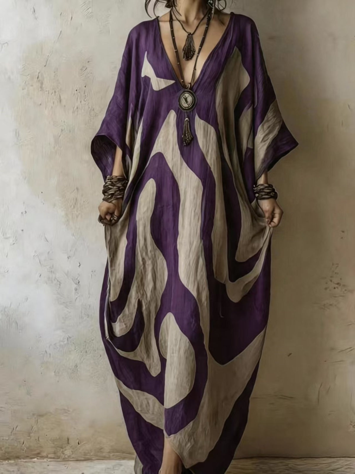 Pilar — Vestido Amplio de Corte Libre