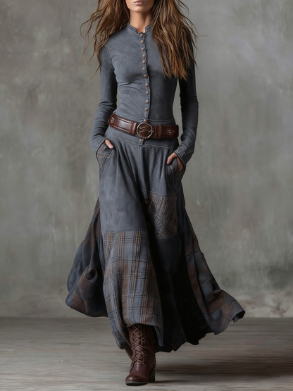 Esperanza | Vestido Efecto Ante