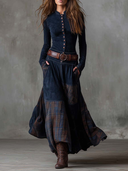 Esperanza | Vestido Efecto Ante