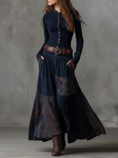 Esperanza | Vestido Efecto Ante