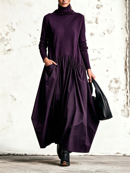 Teresa | Vestido Oversize con cuello alto