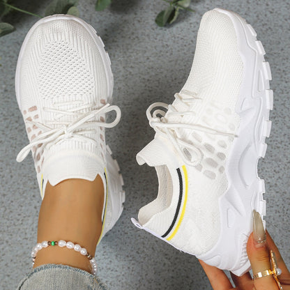Aitana | Zapatillas de Deporte Mujer Suela Gruesa Tejido Mesh