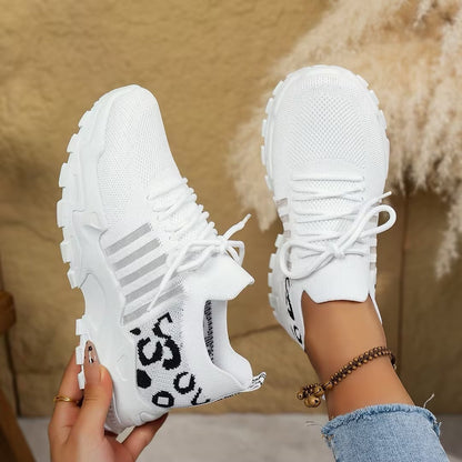 Aitana | Zapatillas de Deporte Mujer Suela Gruesa Tejido Mesh