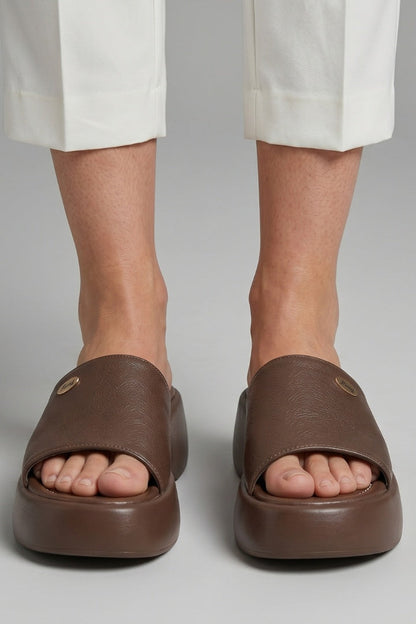 Aitana | Zapatillas Plataforma Sin Cordones Mujer Punta Abierta