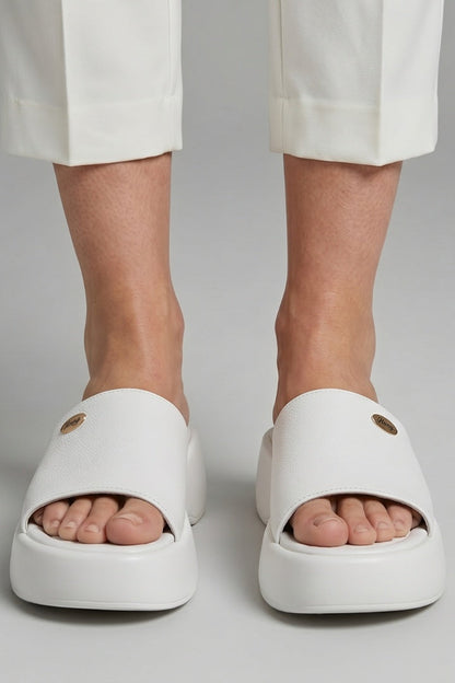 Aitana | Zapatillas Plataforma Sin Cordones Mujer Punta Abierta