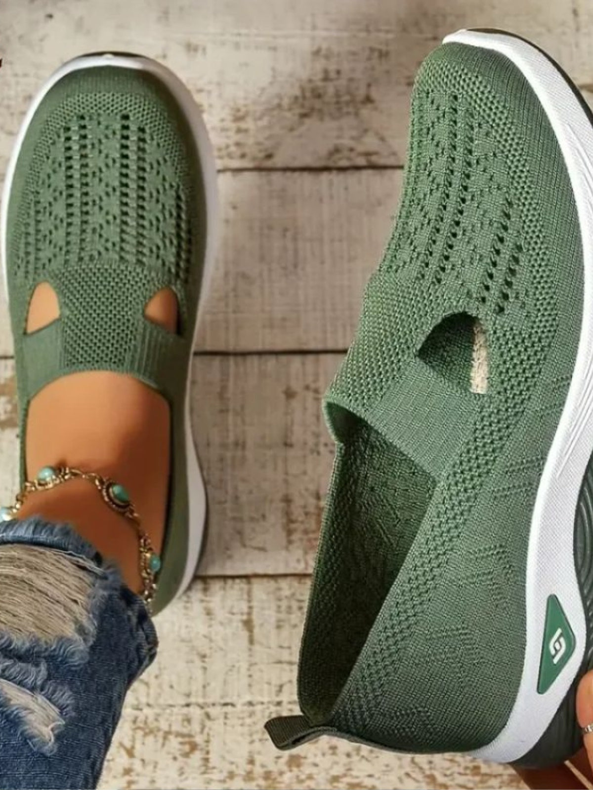 Alma | Zapatillas Sin Cordones Transpirables Mujer Suela Acolchada