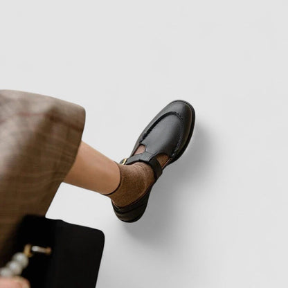 Laia | Mary Jane Shoes Mujer Punta Cuadrada Tacón Bajo