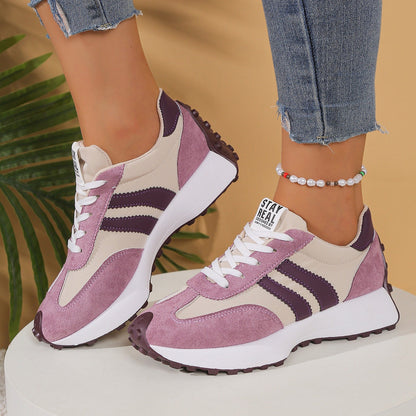 Laura | Zapatillas Running Casual Mujer Estilo Retro Suela Chunky