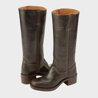 Lorena | Botas Vaqueras de Piel Mujer Caña Alta