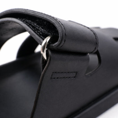 Marcos | Sandalias de Cuero con Velcro Hombre Suela Antideslizante