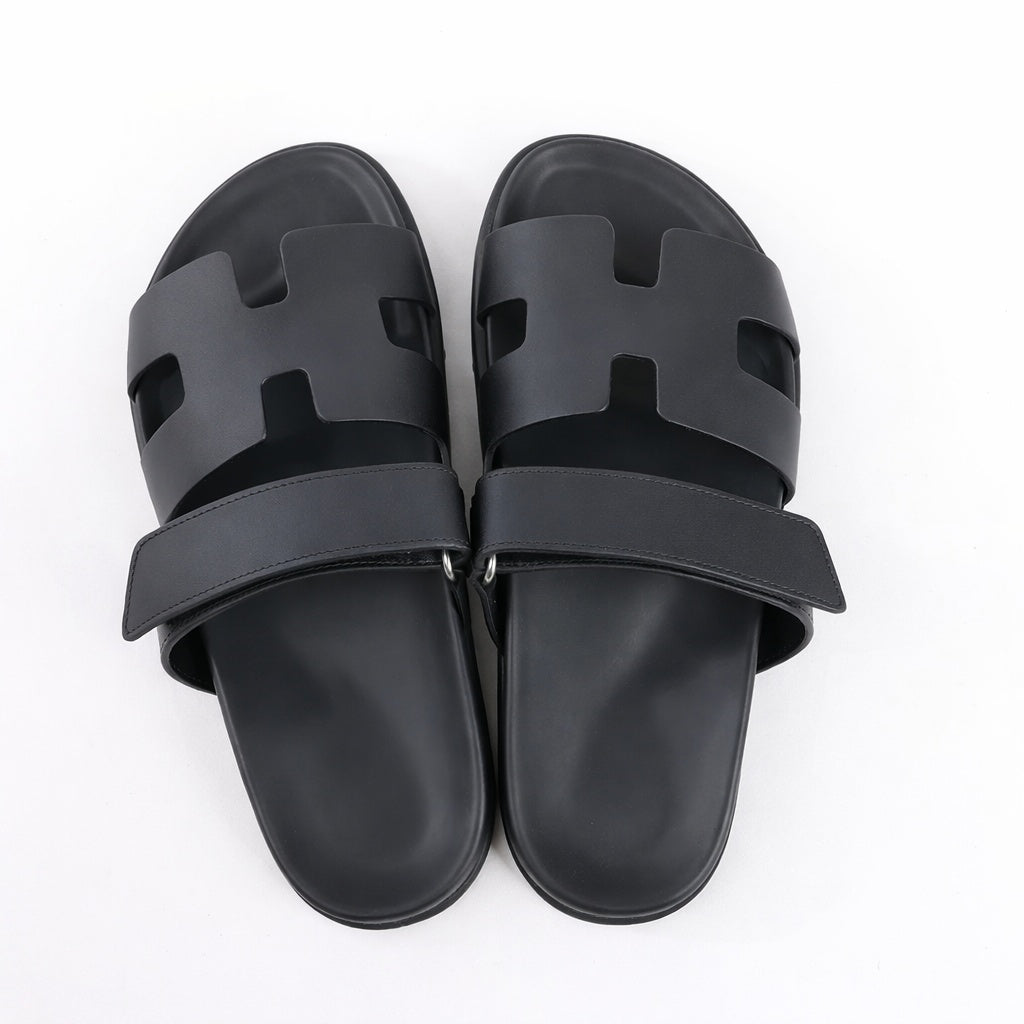 Marcos | Sandalias de Cuero con Velcro Hombre Suela Antideslizante